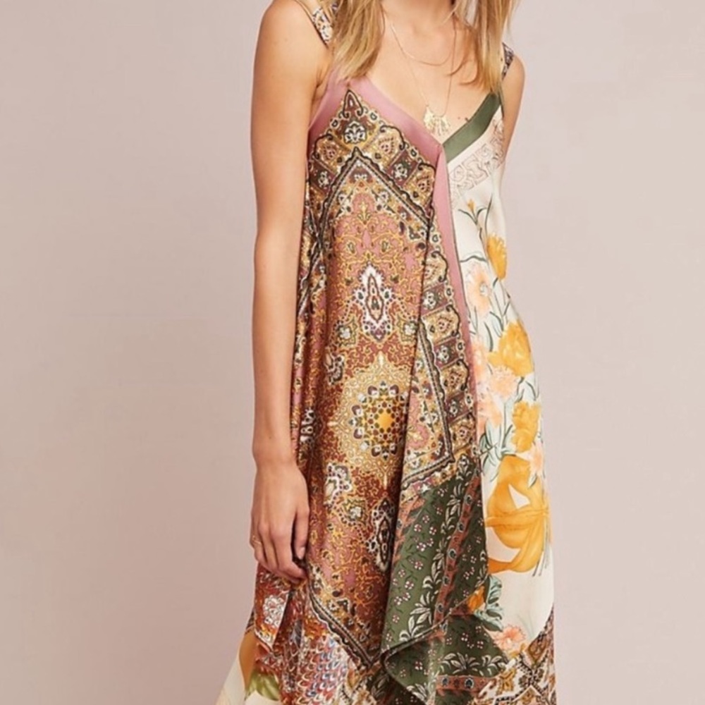 Anthropologie Sebou Scarf Dress